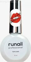 Топ глянцевый без липкого слоя Top Gloss Non Sticky Runail, 15мл №8804