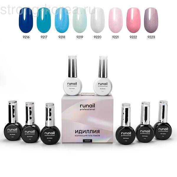 Набор Гель-лаков runail GEL POLISH "Идиллия"